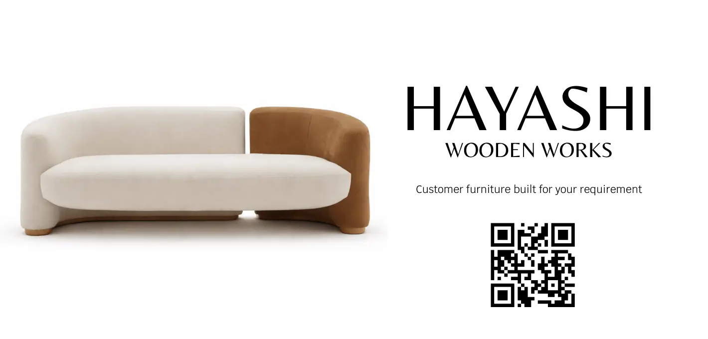 hayashi wooden works sofa